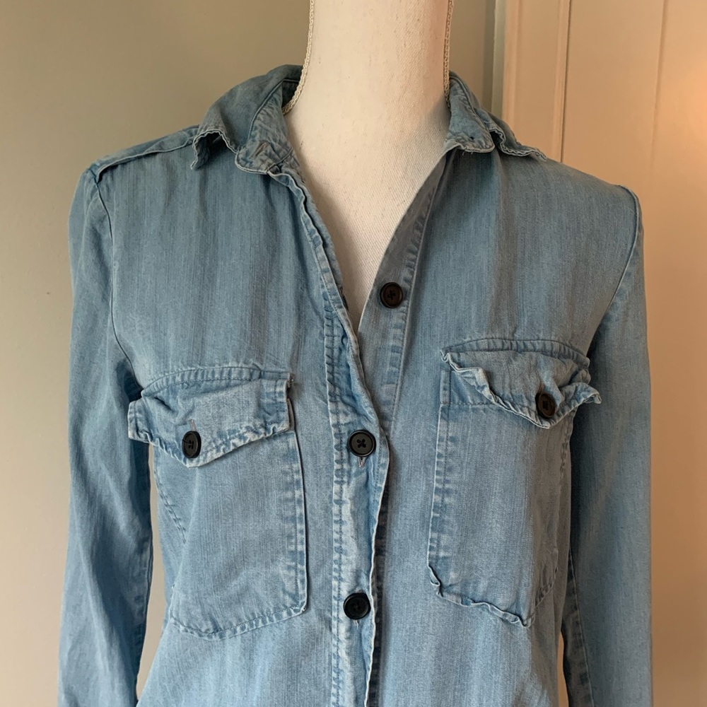 Zara // Denim Shirt